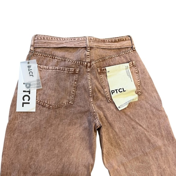 PTCL Rosy Brown Wide-Leg Jeans Size 27 - Picture 9 of 10